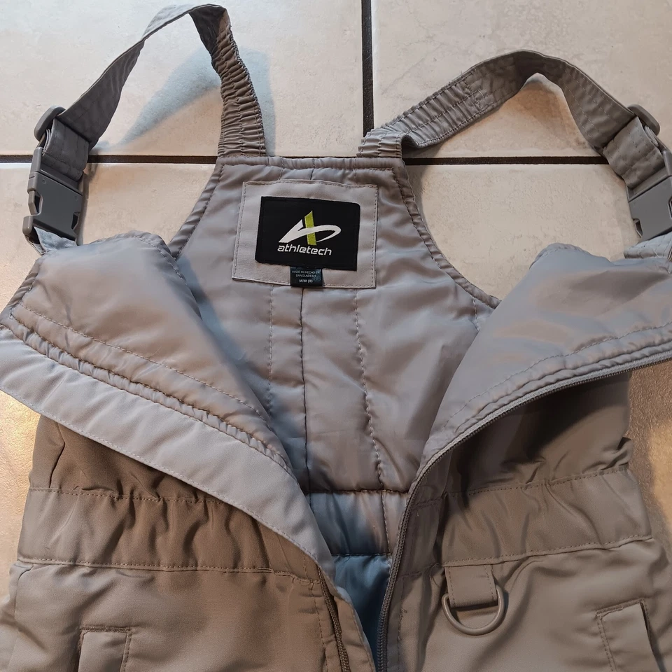 Athletech Pants Youth Size Medium 8 Gray Ski Snow Pockets Water Resistant - Image 2 of 4