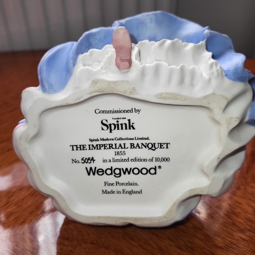 Wedgewood Figurine The Imperial Banquet Spink Porcelain - Picture 3 of 5