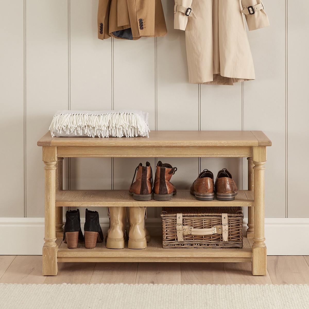 Architectural Digest Shoe Storage Dressing Room Classic Whitewash