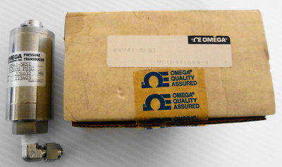 Omega PX941-5KSI Pressure Transducer Excitation 22-3VDC Range 0-5000PSIG