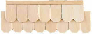 Miniature Dollhouse Shingles 1:12 Scale Octagon Style by Greenleaf Dollhouses