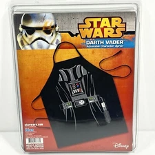 New/Sealed Star Wars Darth Vader Adult Apron 100% Cotton by ICUP
