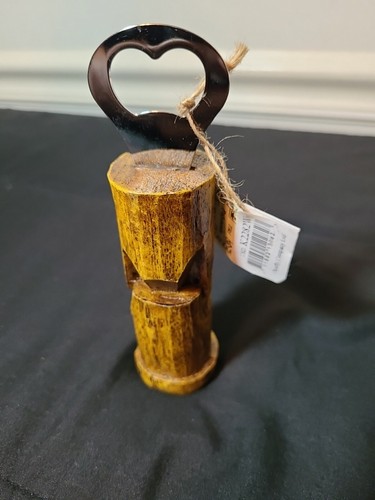 Hawaii Bottle Opener Resin Polynesian Tiki Figurine Souvenir Barware 5.5” Brown - Picture 4 of 8
