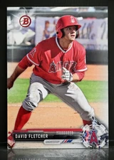 2017 Bowman #BP113 David Fletcher Anaheim Angels