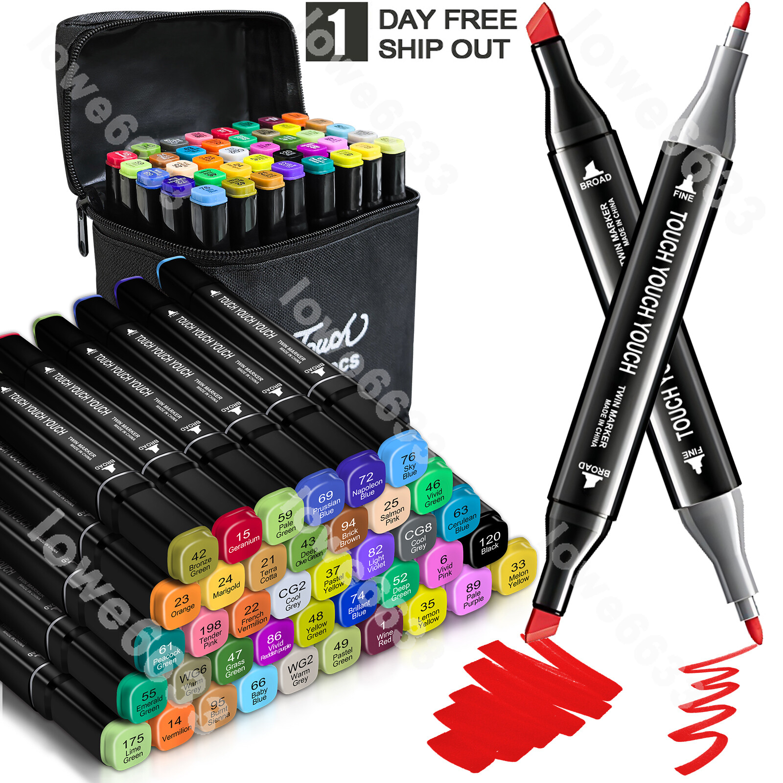 Graphic Drawing Painting Alcohol Art Dual Tip Sketch Pens