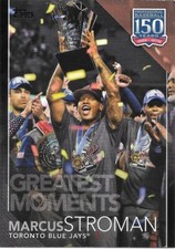 2019 Topps Update MARCUS STROMAN  Black Parallel 150 Years of Professional /299