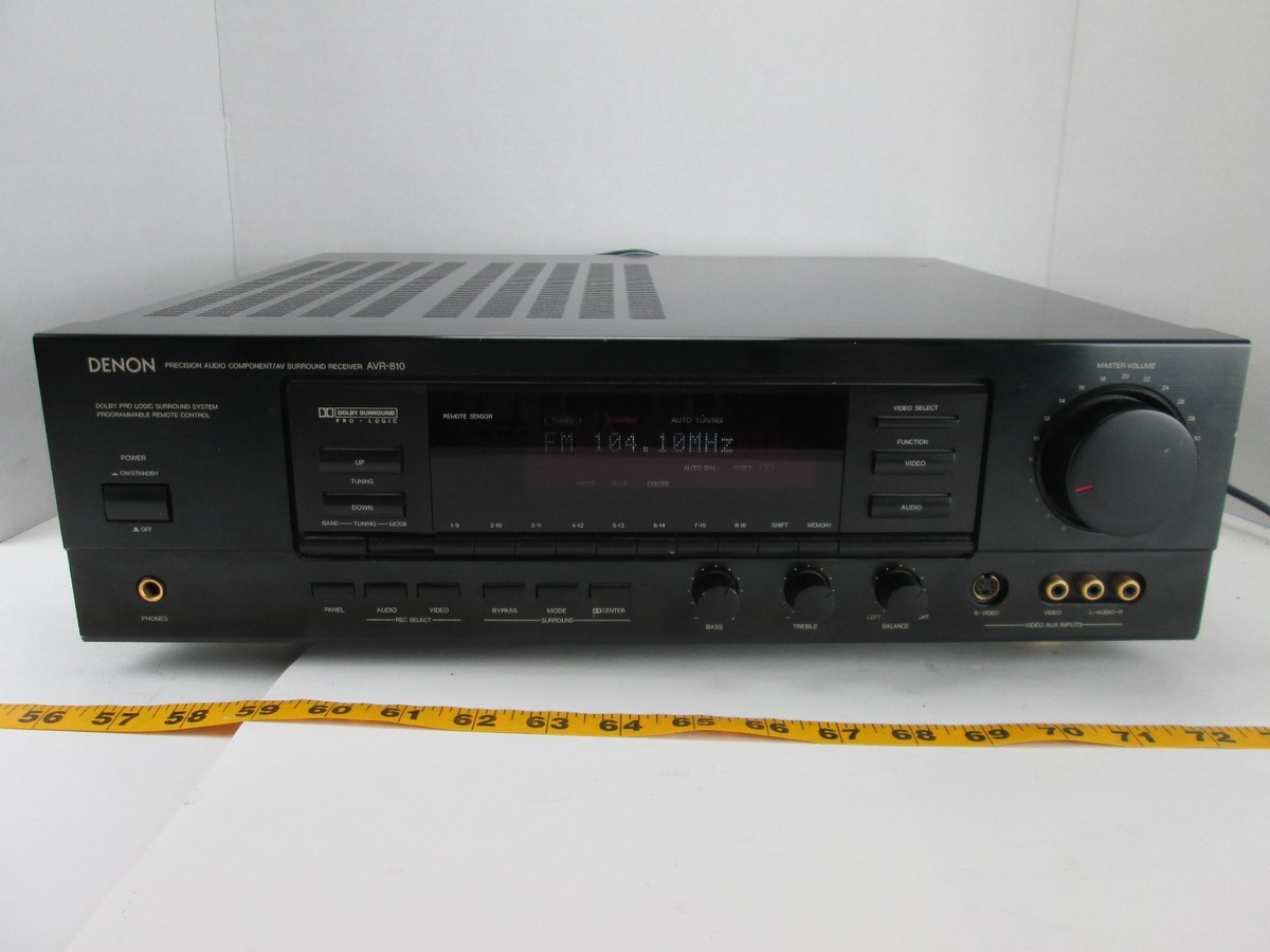 Denon Precision Audio Component AV Surround Stereo Receiver AVR