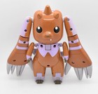 Digimon Warp Digivolving Metal Kerpymon Action Figure Incomplete Bandai 2002