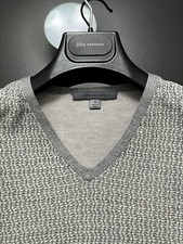 John Varvatos Collection Luxury Sweater - Silk - Multicolors - Vtg 2015 - 398