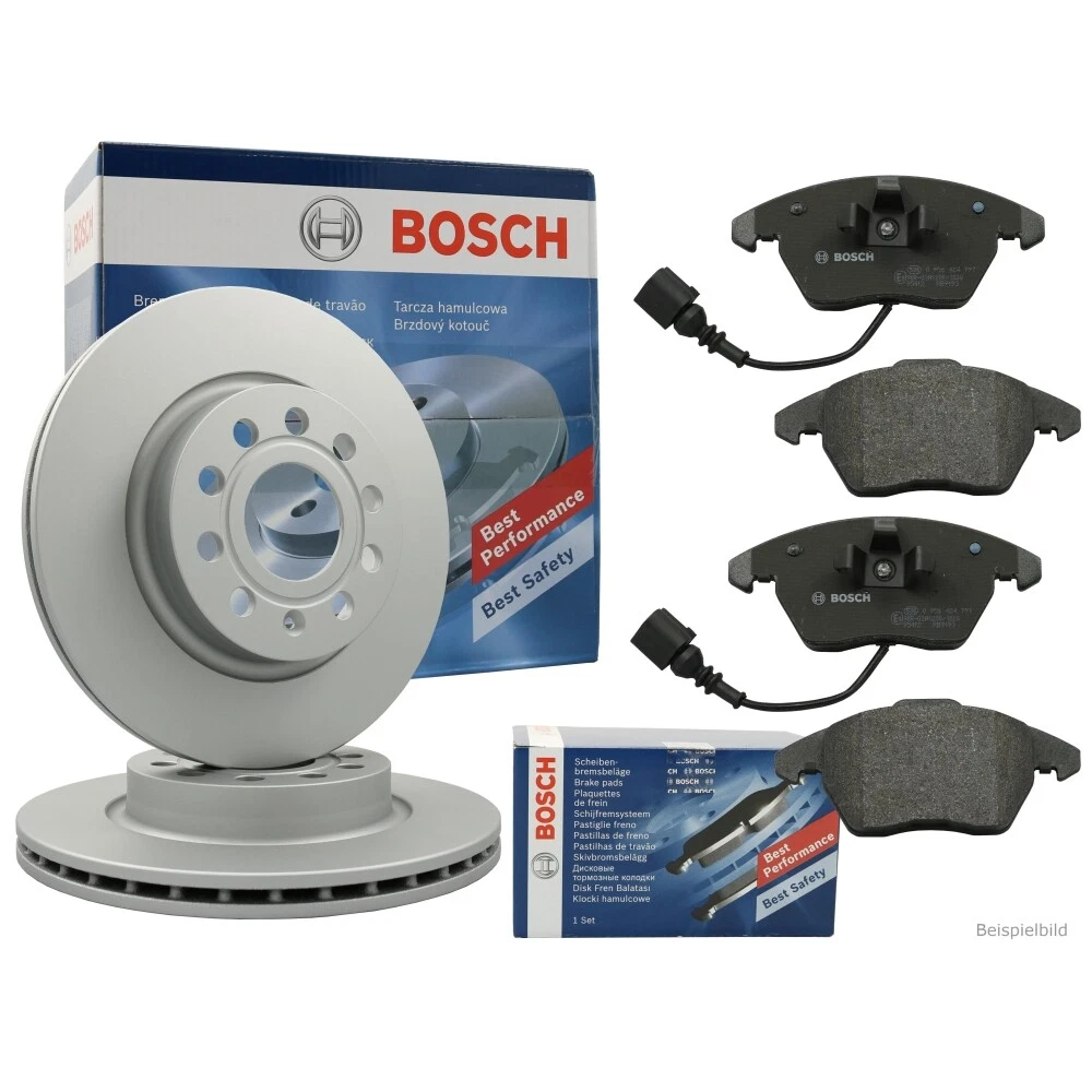 BOSCH BREMSSCHEIBEN 266mm BELÄGE VORNE Passend Für PEUGEOT 206 207 208 307
