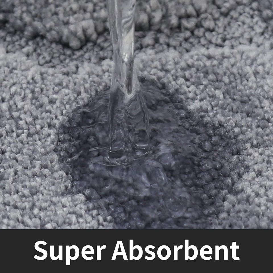 Soft Kitchen Rugs [2 PCS] for in Front of Sink Super Absorbent Kitchen