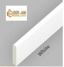 UPVC Plastic Trim Cloaking Fillet D Mould Architrave Window Door Bead 5m COILED