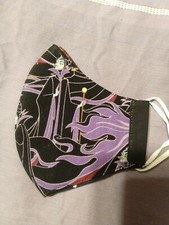Maleficent Handmade Face Mask w/filter Pocket f/adults