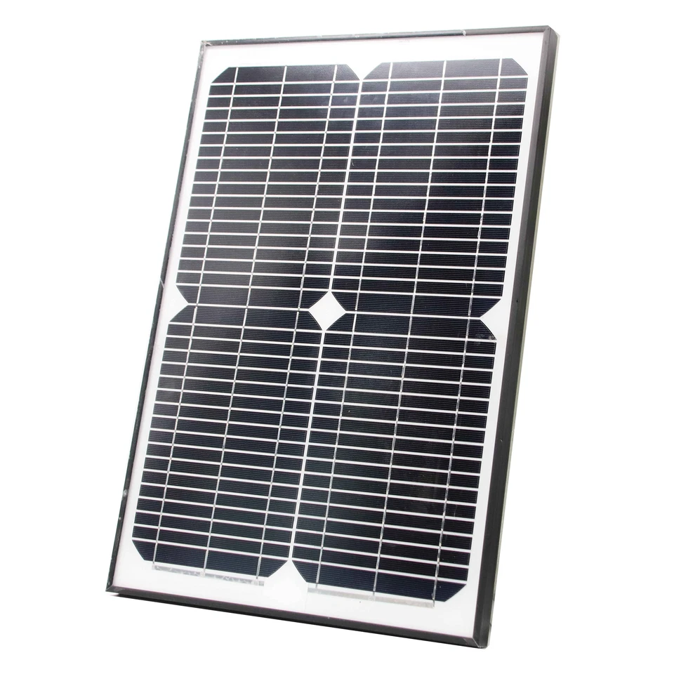 ALEKO 24V 20 Watt Monocrystalline Solar Panel Charging Controller Kit - Image 3 of 4
