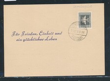 2196) Parolen-Stempel Straussfurt (Unstrut) 1958