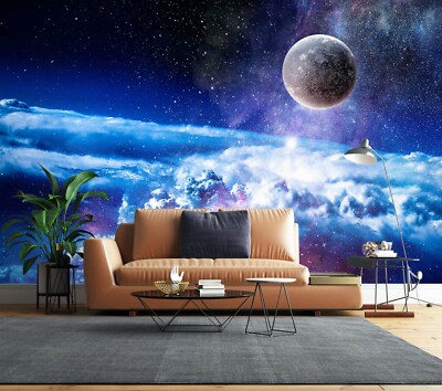 3D Planet Wolke ZHUC8020 Tapete Wandbild Fototapete Abnehmbarer Amy