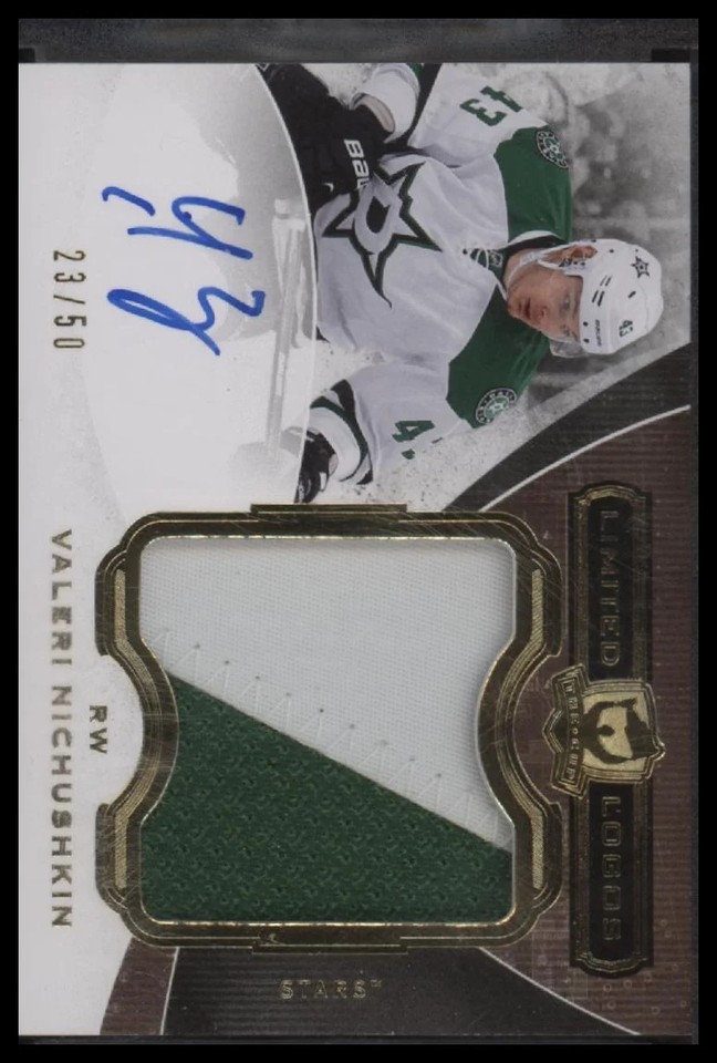 2014-15 Upper Deck Cup Limited Logos Autographs Valeri Nichushkin /50 AU #LL-VN