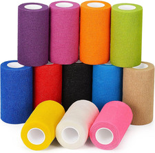 Self Adhesive Bandage Wrap 4 in X 5 Yds Vet Wrap for Horses Elastic Bandage for