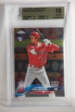 Shohei Ohtani 2018 Topps Chrome Update RD RC HMT32 BGS 10