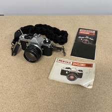 Pentax ME Super 35mm SLR Film Camera w/ 50mm f1.2 Lens Tested Working