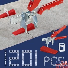 Tile Leveling System Kit 1000 Spacers 200 Reusable Wedges Tile Plier Tools New