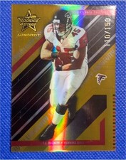 2004 Leaf Rookies & Stars /150  #6 T.J. Duckett Rookie RC SP Card Falcons. rookie card picture