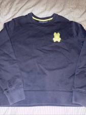 psycho bunny youth boys long sleeve shirt,navy, Sz 10-12