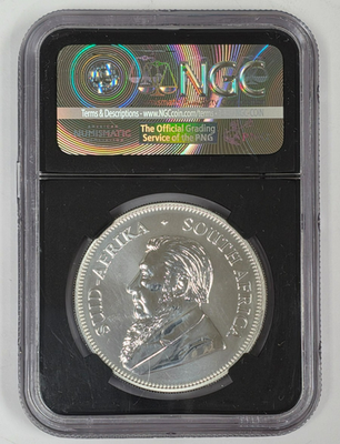 2017 South Africa 1oz 999 Fine Silver Krugerrand 50th Anniversary