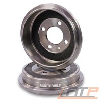2X Bremstrommel Ø200 Hinten FÜR VW Polo 6N 6N1 6N2 6K 6N
