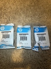 3 Pack Authentic HP 62 XL Tri-Color Ink Cartridge C2P07A Brand New