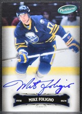 2006-07 Parkhurst Autographs Mike Foligno 62 Buffalo Sabres Auto 2434