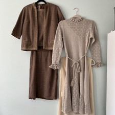 Vintage Designer Wool Knit Restoration Lot 3 Pieces Italy, Belgium, California