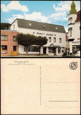 Nortorf Hotel Krohn's Inn and Drugstore Furniture Shop 1965