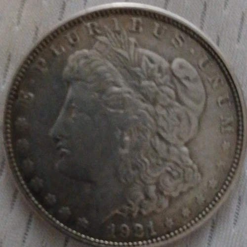 1921 Morgan Silver Dollar $1 Coin Circulated 0.9 Fine Silver US