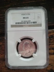 1954 D Washington Quarter NGC MS 65