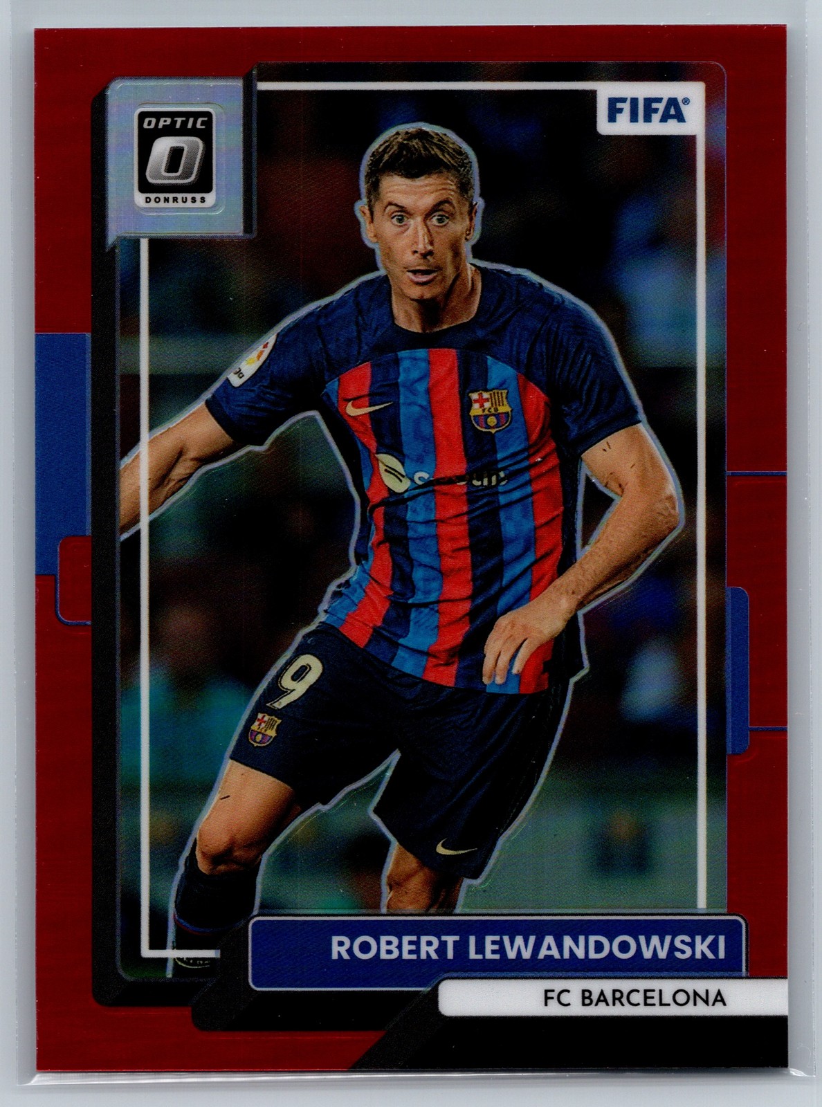 2022-23 Donruss Optic #35 Robert Lewandowski Red Prizm /165