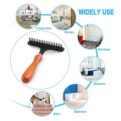 Teppichrechen Shag Teppichrechen Handheld Quick  Softness Clean Tool Tragbarer