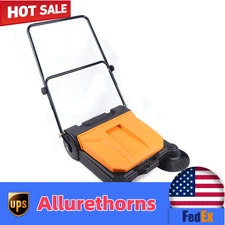 26" Industrial Hand-push Sweeping Sweeper Walk-behind Floor Sweeper 2720㎡/H