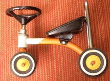 Vintage AMF Junior 4-wheel Tricycle w/ Steering Wheel 18" Long