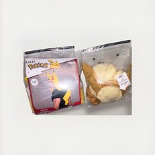 Pok mon Eevee  Pikachu Costume Accessory Sets Ears  Tails Brown Yellow