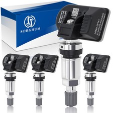 Sorghum Tpms Sensors Set Of 4 For Chrysler Dodge Fiat Jeep Real-time Monitoring