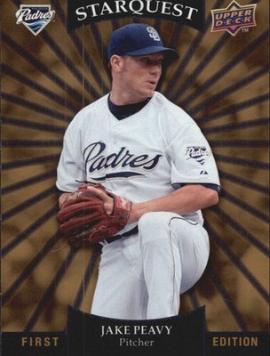 2009 Upper Deck First Edition Starquest #SQ14 Jake Peavy - BB