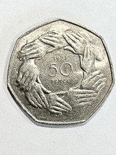1973 50p Coin EEC joining EU rare 50 pence