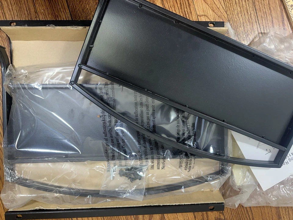 Essential Home Hearthside Chimenea Soporte de troncos negro 15 X 16 X 10 Nuevo Foto 4 de 4