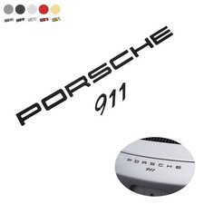 New For Porsche Old 911 Letters Rear Badge Emblem Look Deck Lid