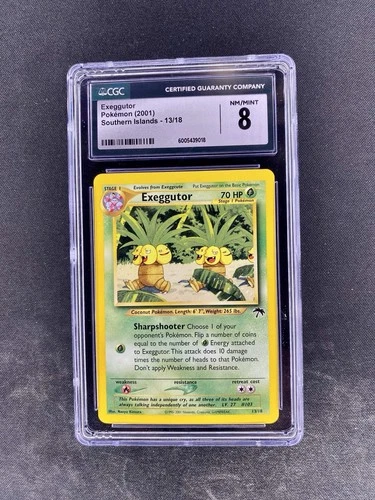 CGC 8 - 2001 Southern Islands Exeggutor 13/18