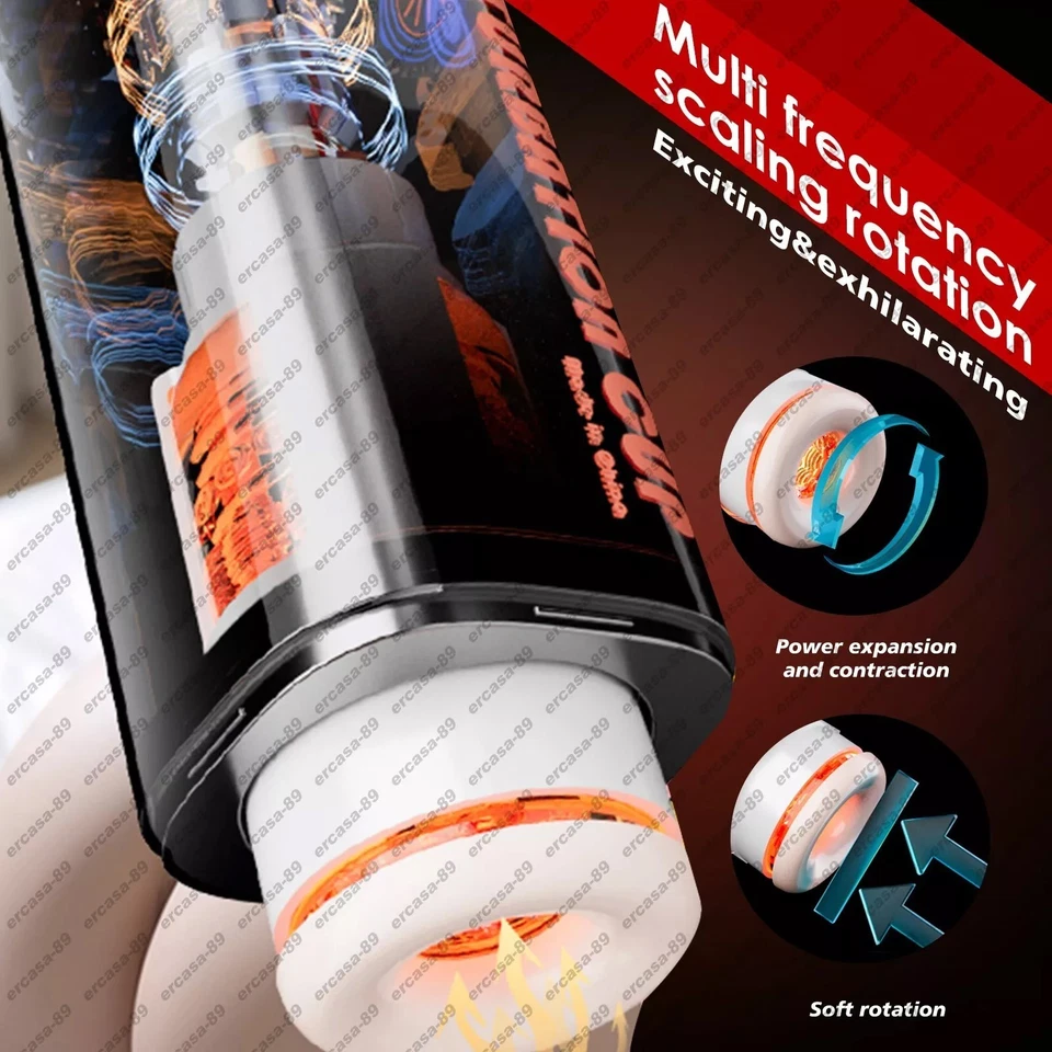 Juguetes Sexuales Para Hombres Masculino Vibrador Masturbador Vagina EE. UU. Foto 4 de 4