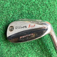 Wilson Staff Dynapower Turfrider Sole Fluid Feel PW R-flex steel leather grip RH