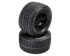 Pro-line Menace Street Pre-mounted Tires Wsplit Six Wheels Black 2 W12mm