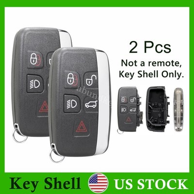 2 For 2011-2018 Land Rover Range Rover Evoque Sport Remote Key Fob Shell Case